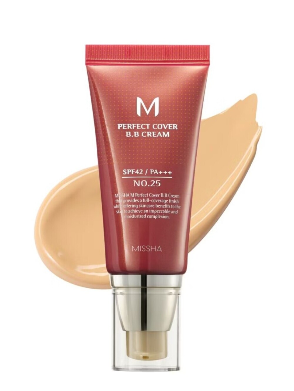 MISSHA M Perfect Cover BB Cream SPF 42 PA+++ (#25 Warm Beige)- 1.7 fl. oz.